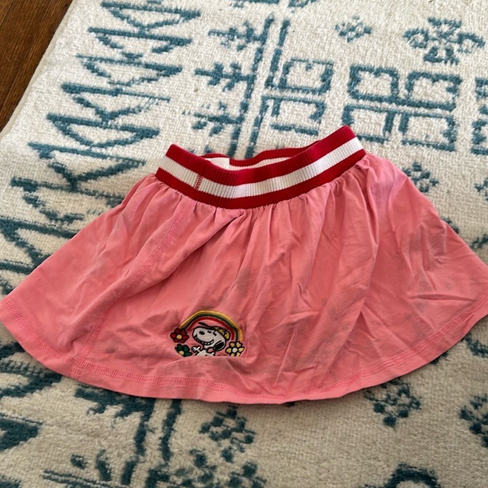 Hanna Andersson Peanuts tennis skirt. Snoopy!